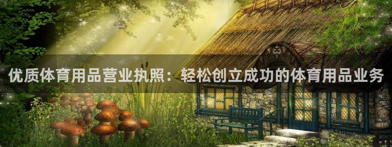 欧陆娱乐游戏：优质体育用品营业执照：轻松创立成功的体
