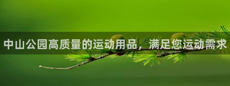 欧陆娱乐测速网站：中山公园高质量的运动用品，满足您运