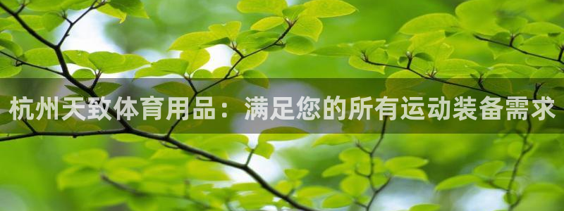 欧陆娱乐欢迎访问：杭州天致体育用品：满足您的所有运动