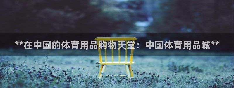 欧陆娱乐共创美好时刻：**在中国的体育用品购物天堂：