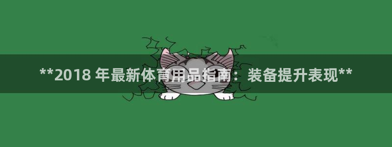 欧陆娱乐脚本：**2018 年最新体育用品指南：装备