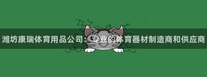 欧陆平台：潍坊康瑞体育用品公司：专业的体育器材制造商
