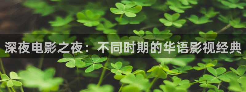 影视工厂在线观看蓝光：深夜电影之夜：不同时期的华语影视经典